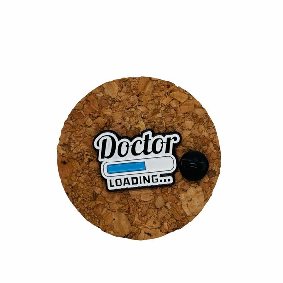 ☀️New Oz Enamel Pin Doctor Loading Medical Themed Brooch White Medicine student - Picture 2 of 5